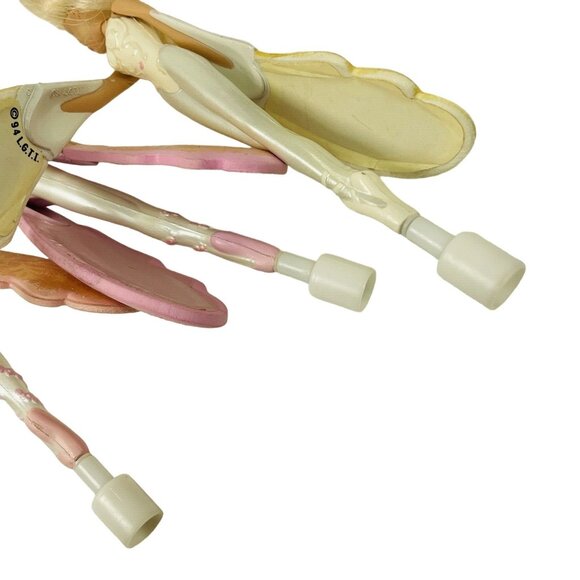 Flying Fairy Dancers Lot Of 3 Dolls With 1 Twirl Base 1994 L.G.T.I. Vintage WORK - Picture 10 of 12